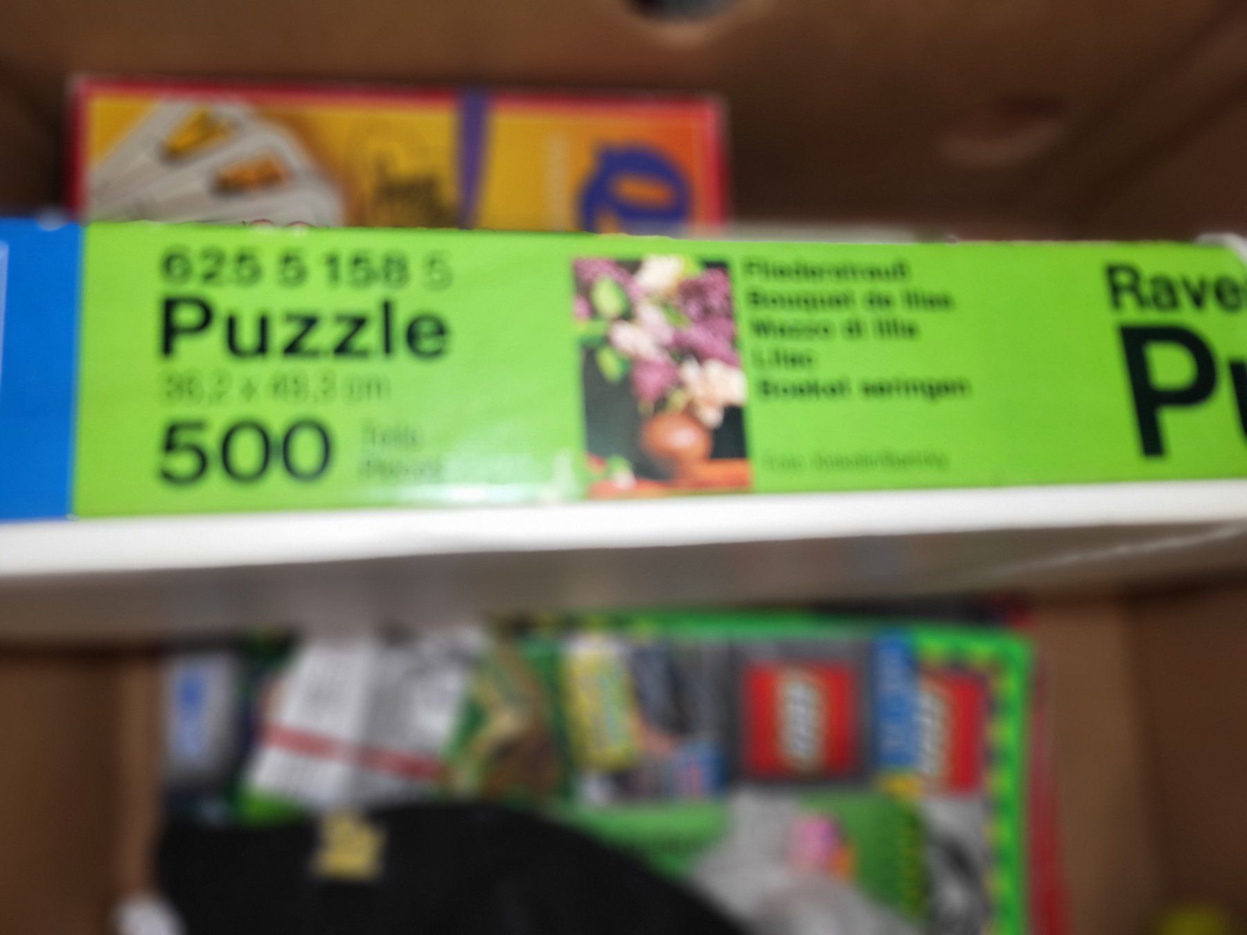 Ravensburger Puzzle: 1 Puzzle 500tlg Fliederstrauss K2 – Usato da Schwarzenburg venduto da flamingo1970 1