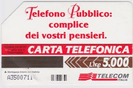 Telefonkarte Italien Telecom Italia