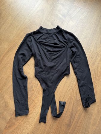 Body schwarz,Gr M, Cut-out, neu Gr S-38