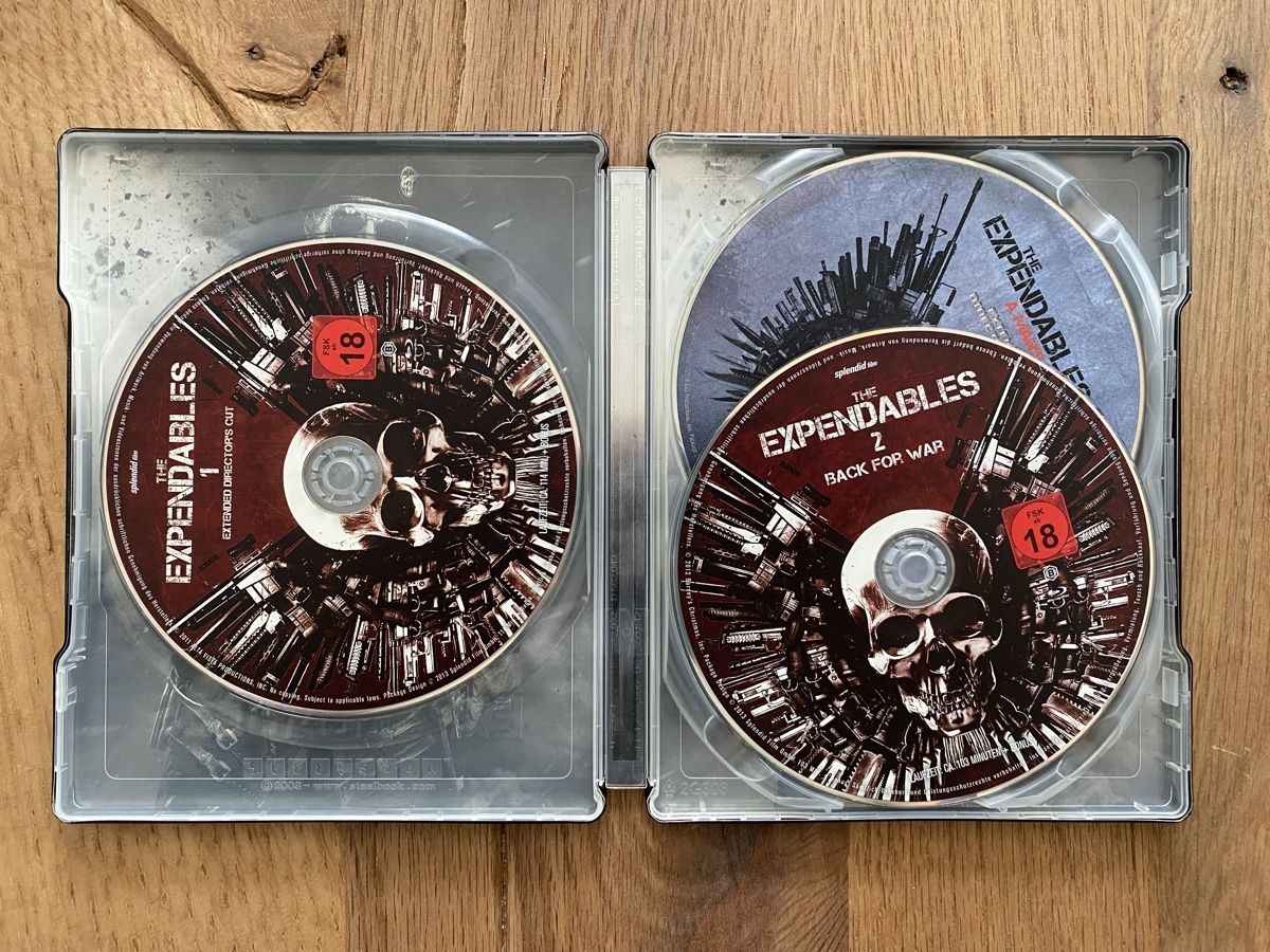 Alle DVDs: The Expendables Steelbook Trilogie uncut – Neu (gemäss Beschreibung) aus Möhlin von Devilspunchbowl 2