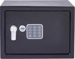 Elektronischer Tresor Schwarz mit LED & Notfallschlüssel