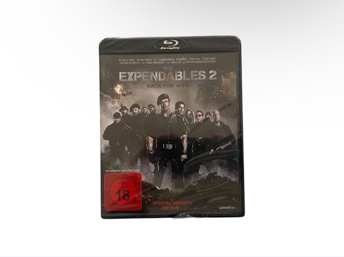 Tutti i DVDs: The Expendables 1 + 2 Extended & Uncut Versionen auf Blu-ray – Nuovo (secondo la descrizione) da Luzern venduto da woti-shop 6