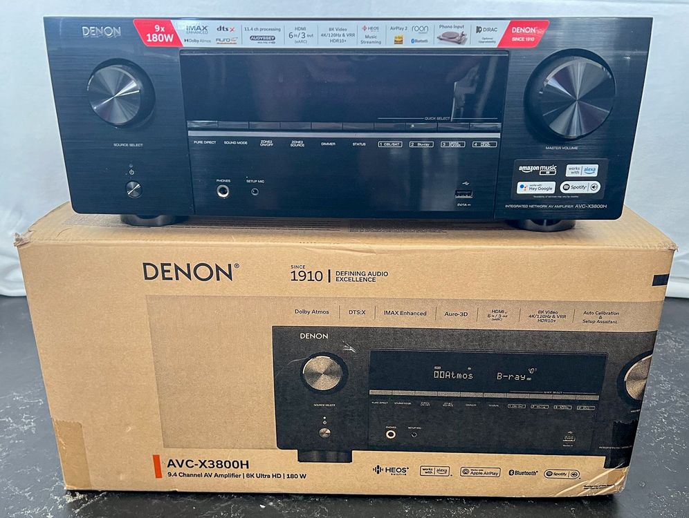 Denon Receiver AVC-X3800H - 9.4-Kanal 8K - Neuwertig TOP! | Kaufen Auf ...