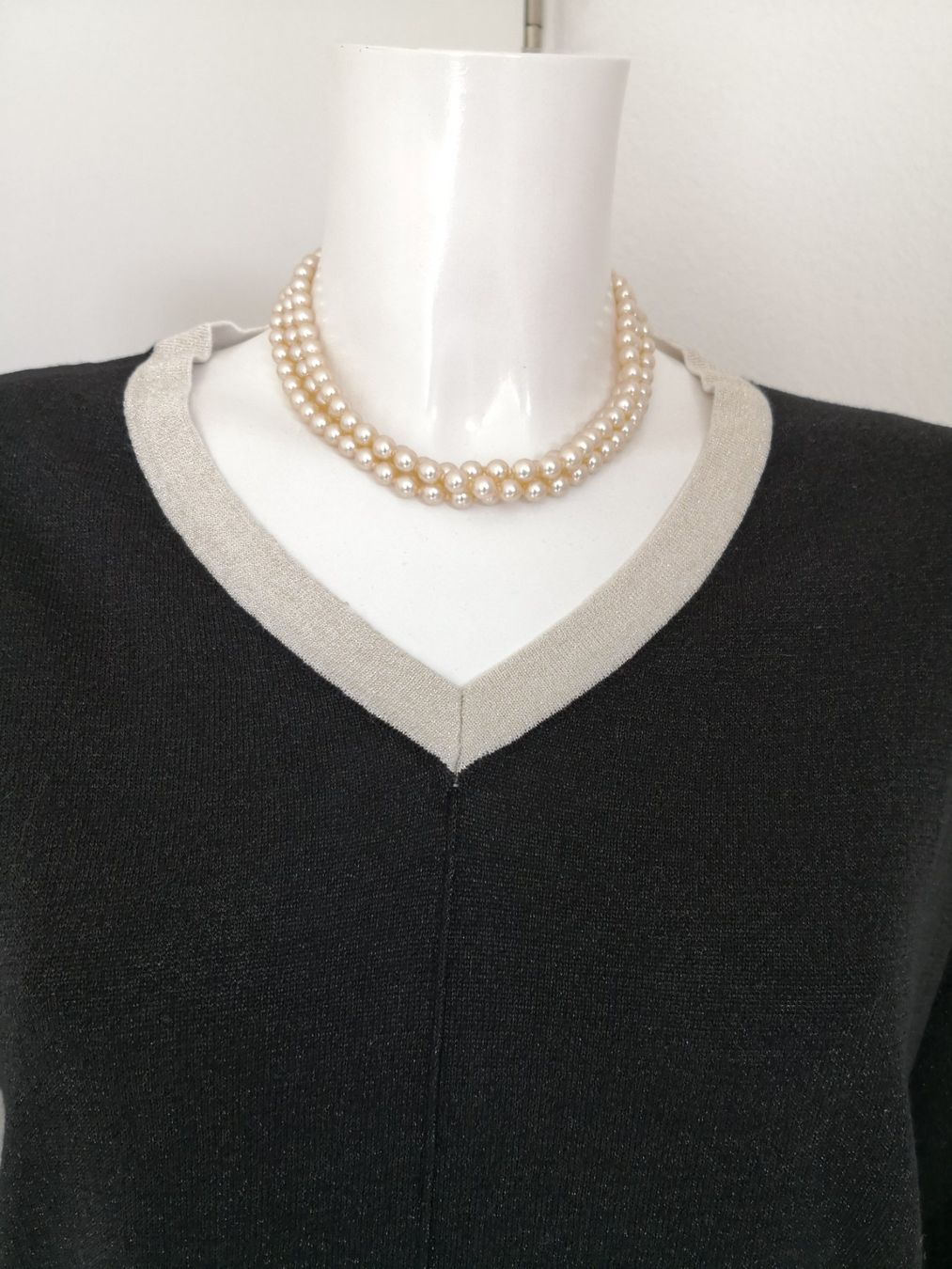 Catenine: 🤩PERLEN-HALSKETTE IMITAT – Usato da Olten venduto da Naja-Twins-Twins 8