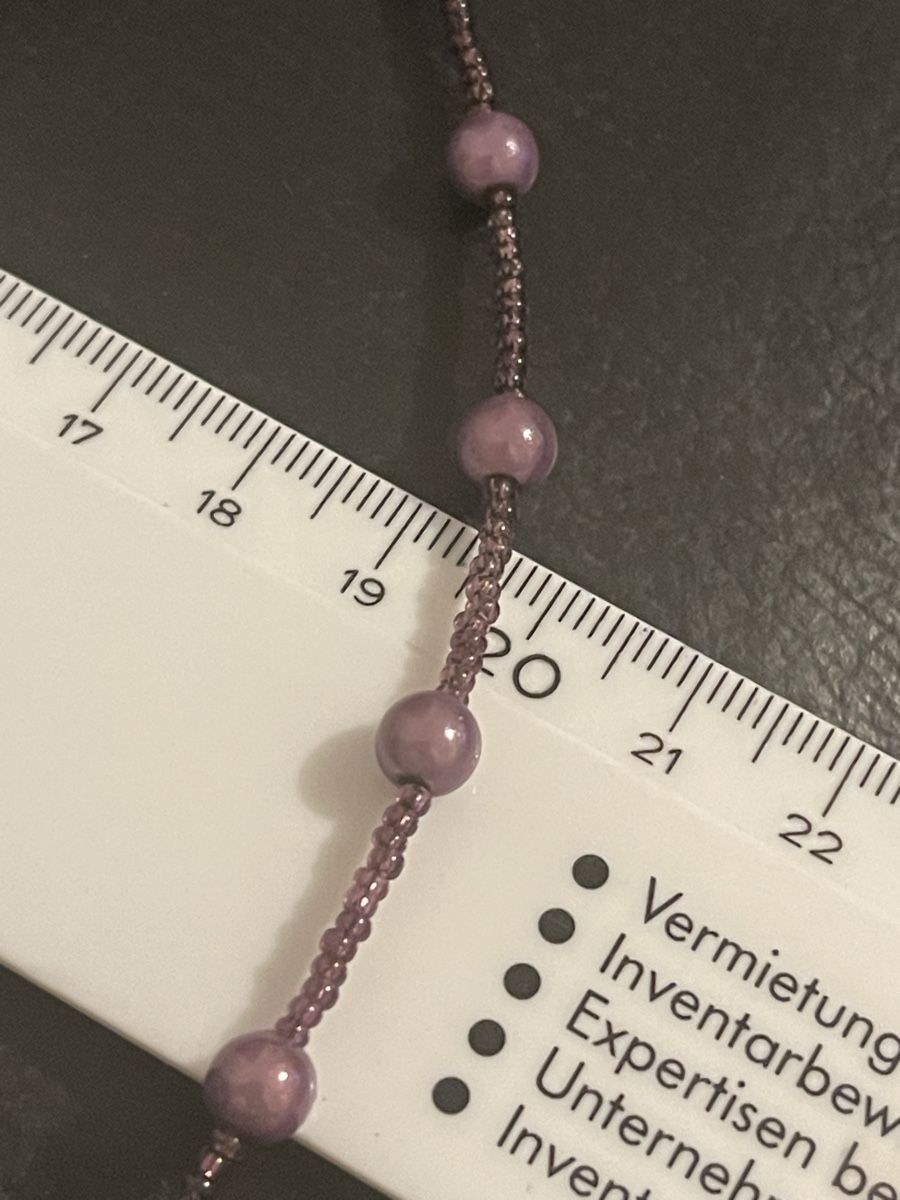Ketten: Collier simple fin très bon état violet 47 cm – Gebraucht aus Kloten von Vermicelles 4