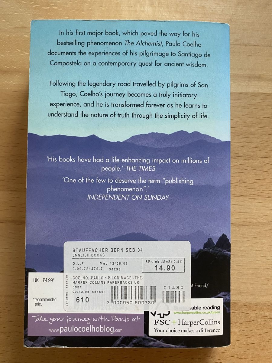 Libri: The Pilgrimage - Paulo Coelho – Usato da Schwarzenburg venduto da Michellu 1