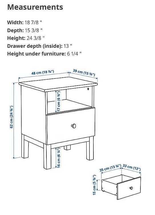 Ikea Nachttische: IKEA TARVA Nachttisch – Gebraucht aus Birmensdorf ZH von nic_rrm2 2