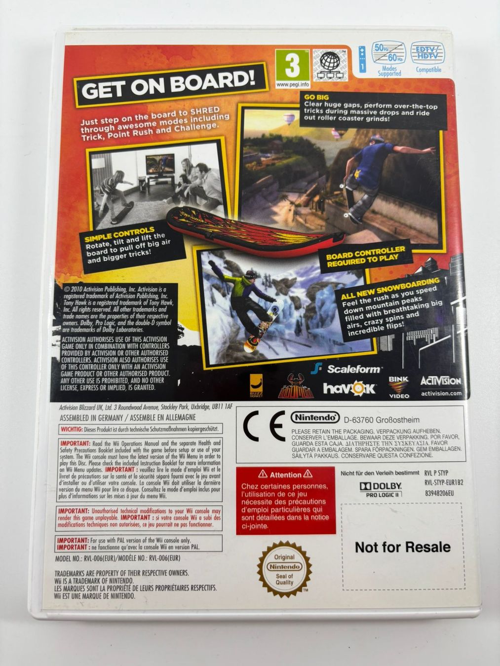 Giochi: Tony Hawk Shred (Wii) – Usato da Herisau venduto da Seyashop1 2