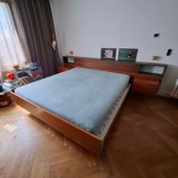 Lit double vintage 1960 sommier Pfister 180x200