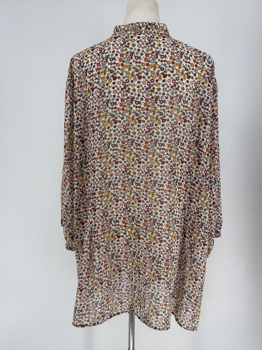 Blusen: Bluse mit Blumenmuster Gr. 48/50 von Bonprix  – Gebraucht aus Auenstein von moin. 1