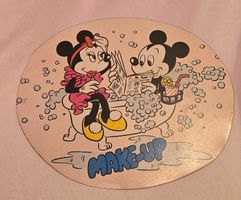Disney 70 er Blechschild Vintage Mickey Mouse Disneyland