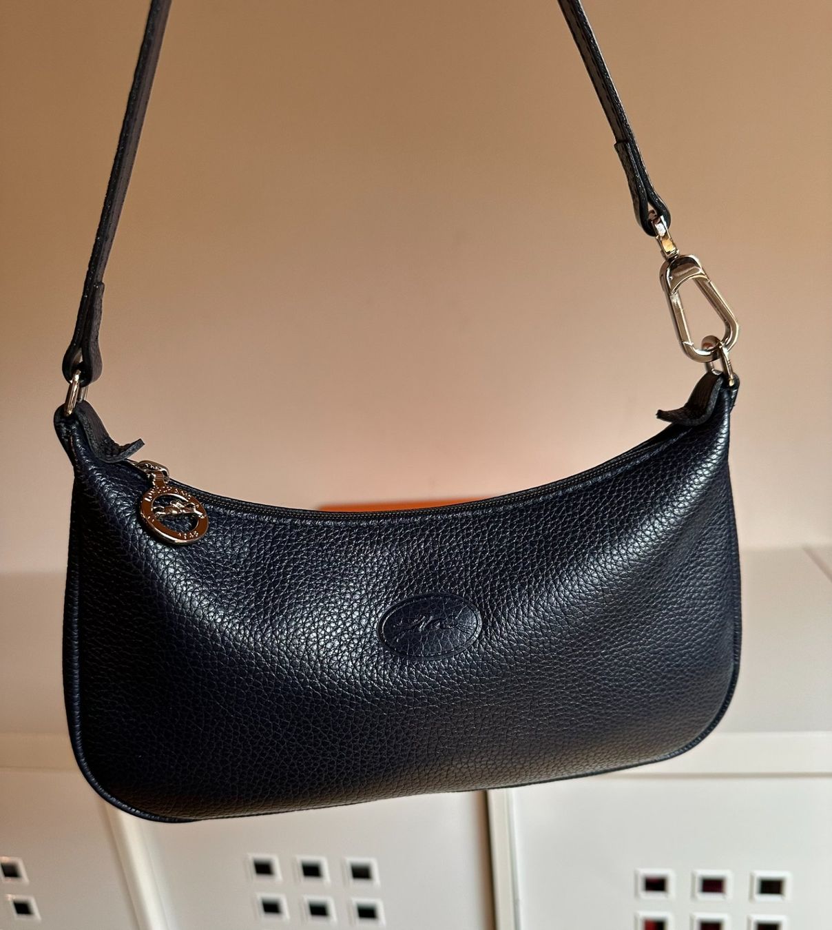 Longchamp Taschen für Damen: Longchamp sac baguette bleu nuit. – Gebraucht aus Bernex von euma1976 7