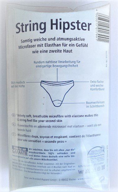 Altra biancheria intima: String Hipster / nur die – Nuovo e nell'imballaggio originale da Menziken venduto da ABA60 1
