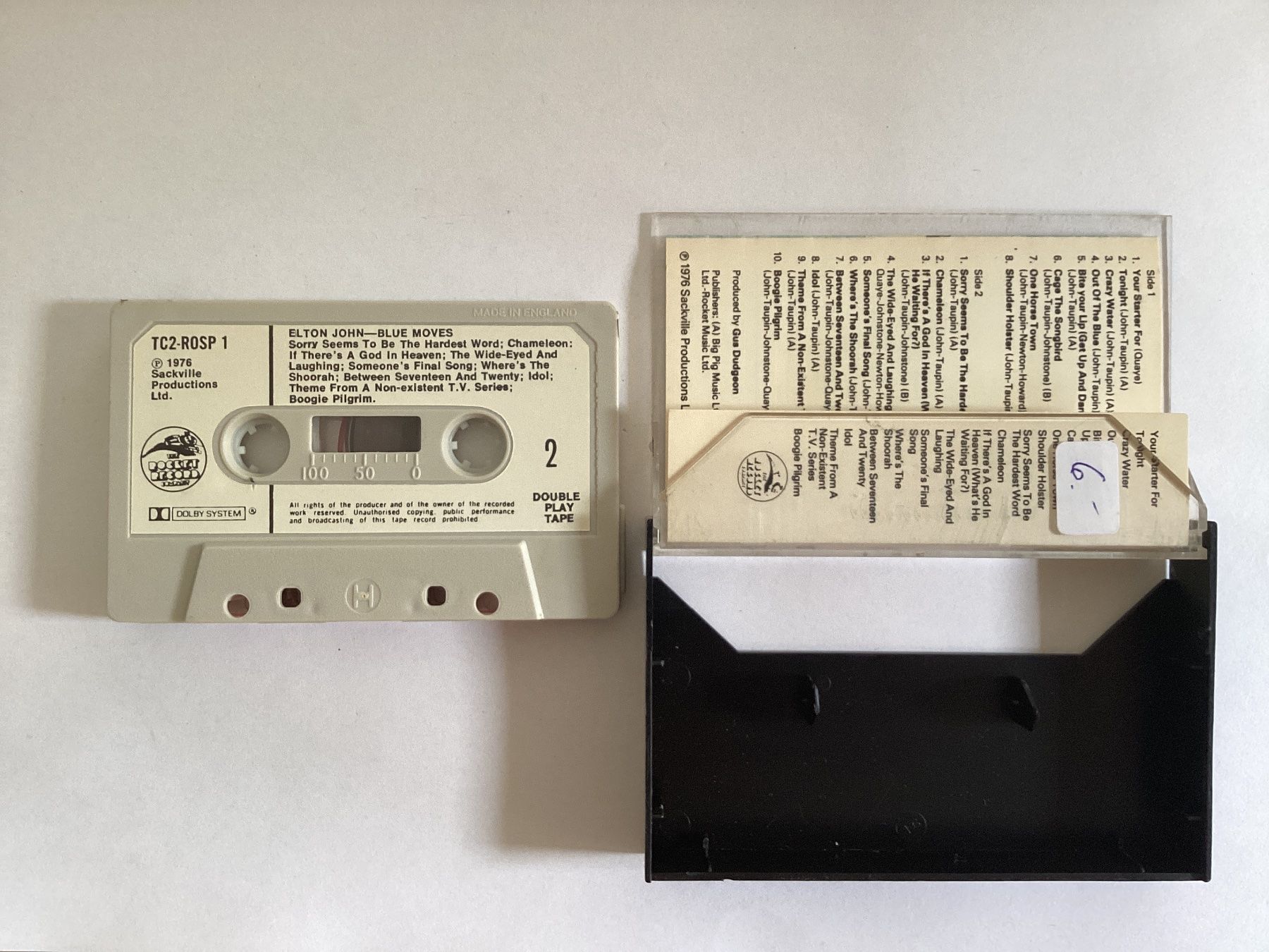 Musicassette: Elton John MC - Blue Moves – Usato da Gutenswil venduto da Hamzian 1