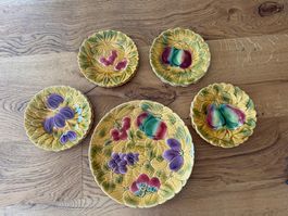 12-tlgs. Sarreguemines Majorica Dessert Set