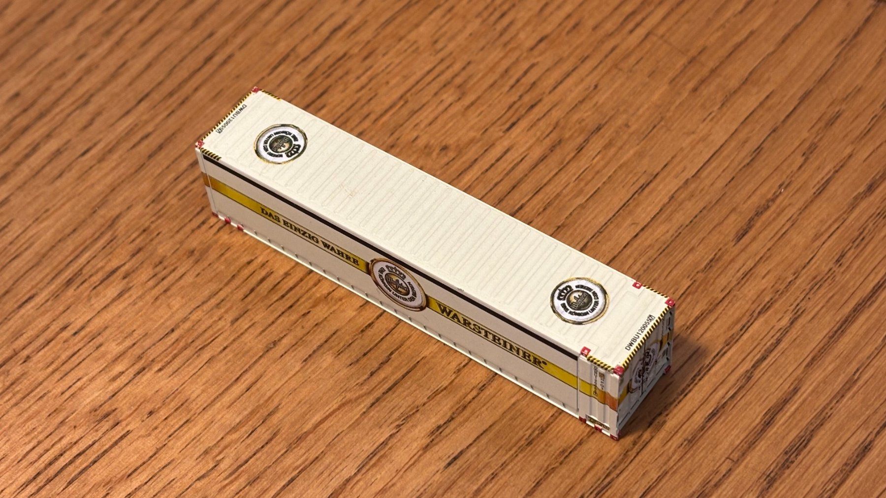 Modellini di ferrovie: L2108: Container WARSTEINER (Spur N) – Usato da Birsfelden venduto da Birs_25 2