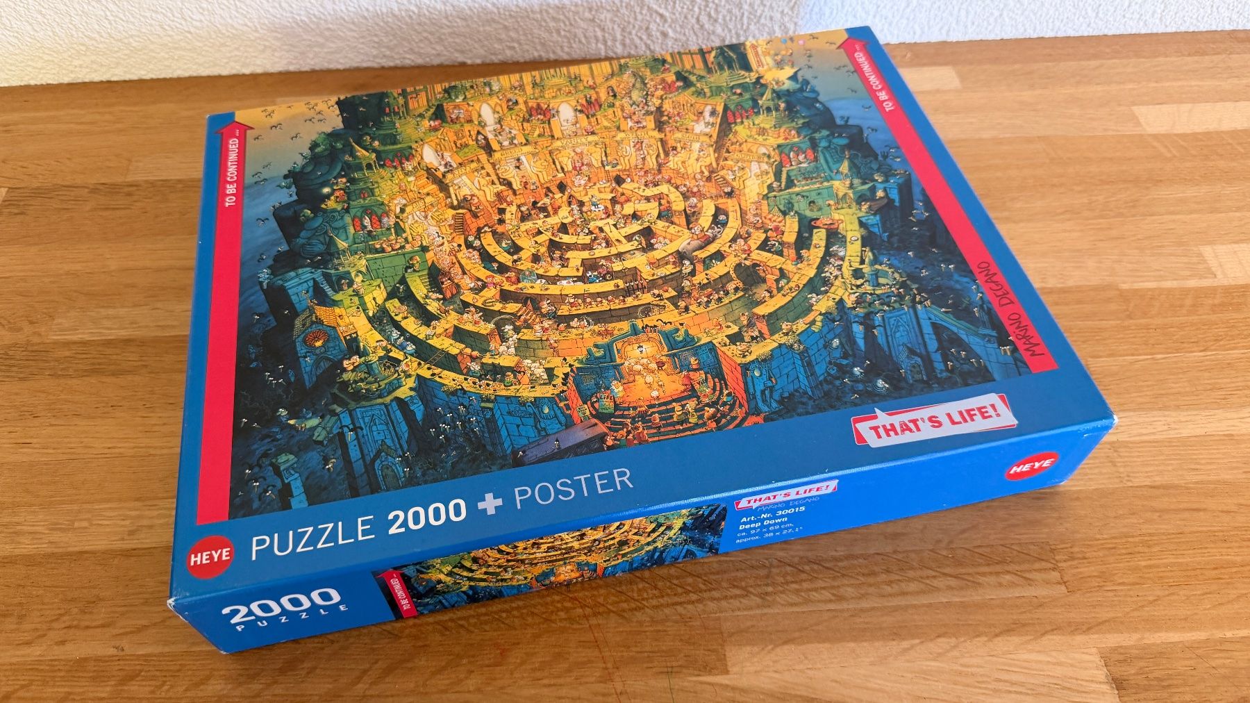 Heye Puzzle: Puzzle - Heye That's Life Deep Down 2000 Teile – Usato da Winterthur venduto da Secondhand-Family 1