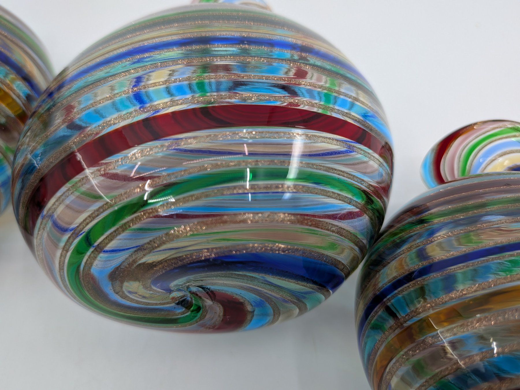 Murano Vase & Récipients: 3 Murano Flaschen, Flakons oder Vasen – D'occasion à Emmen par magelan 5