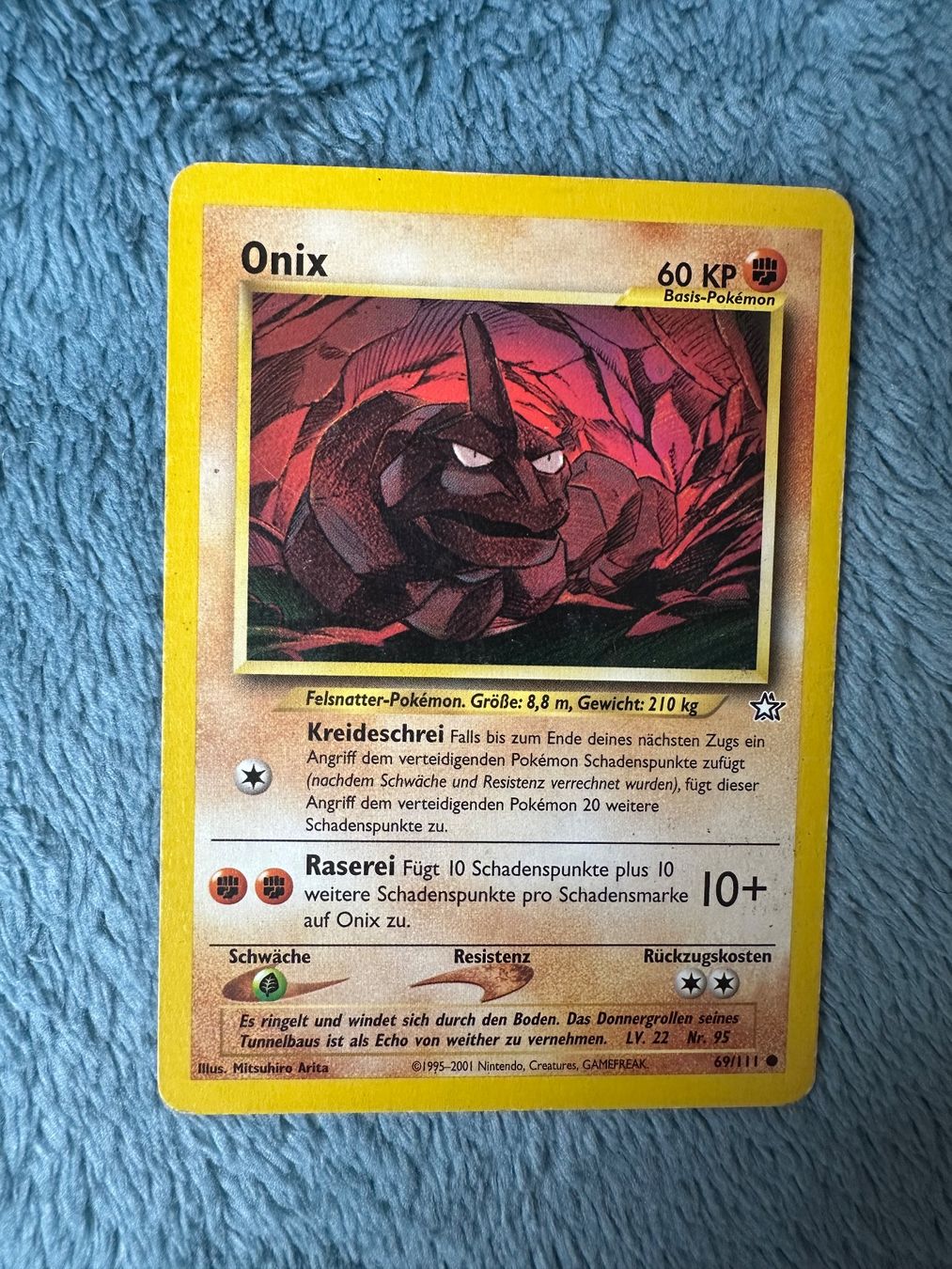 Pokémon Carte collezionabili: Onix 69/111 Pokemon Karte Base Set 1999 – Usato da Kleindöttingen venduto da lau_k778