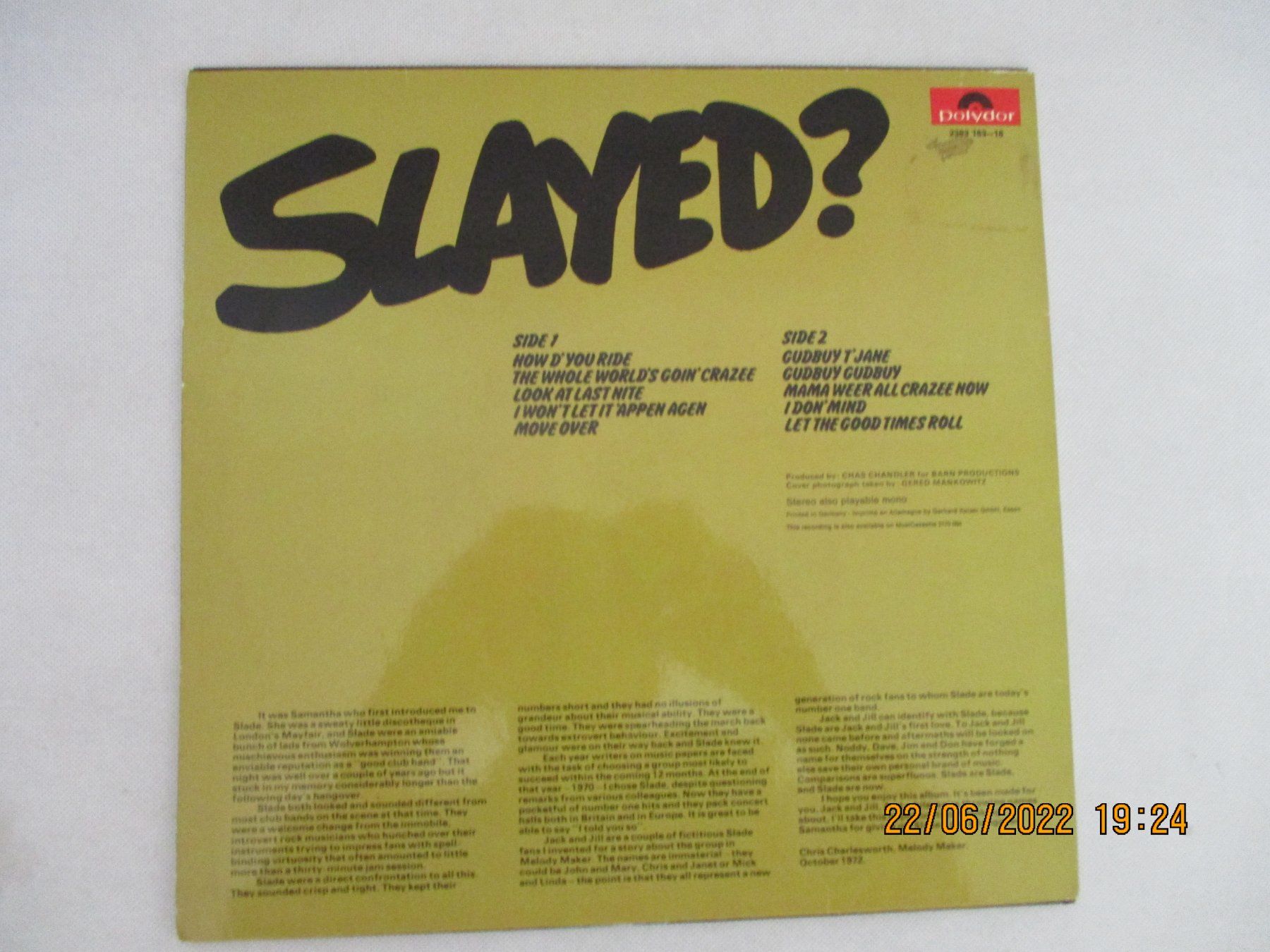 Schallplatten: Slade – Slayed? – Gebraucht aus Liestal von Disc-Point 1