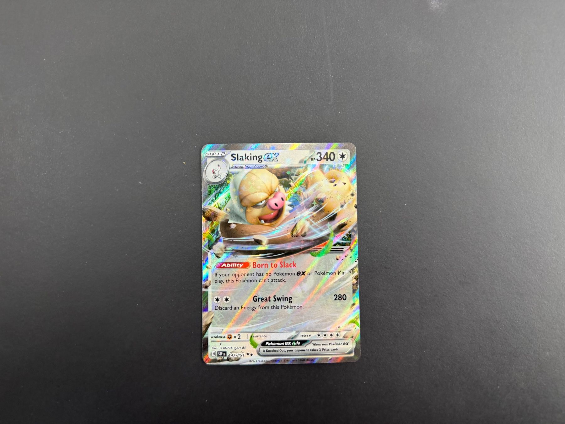 Pokémon Cartes à collectionner: Slaking ex 147/191 – D'occasion à Zürich par mountainwizard00