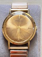 SWISSLUX Automatic Vintage Herrenuhr - Goldfarben Top!