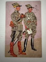 ALTE MILITÄRPOSTKARTE 1923 - FELDGRAUE SERIE