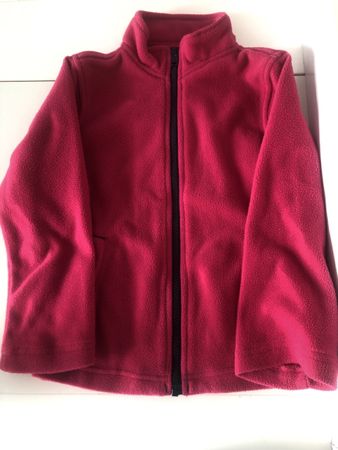 Pinke Fleecejacke Gr. 122