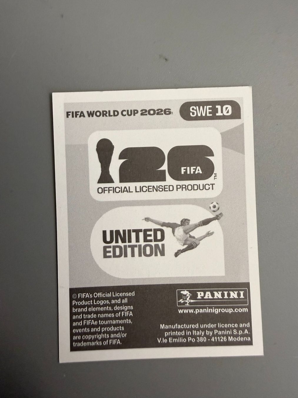 Panini Cartes à collectionner: Panini Jasper Karlström SWE10 – D'occasion à Liebefeld par Ronaldo-1996 1