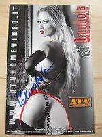 vintage Photo Modell Erotic Bambola Autogramm orig.sig Italy