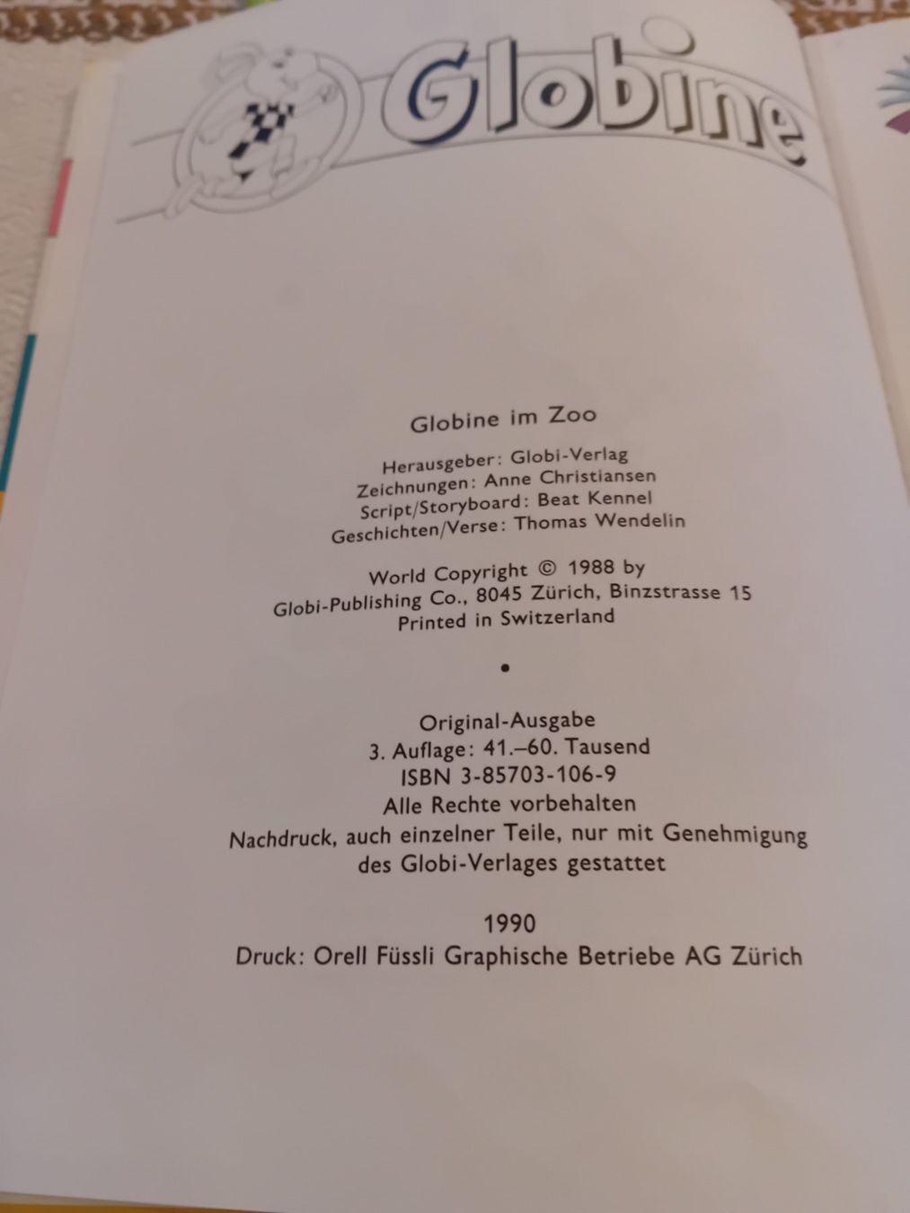 Libri: Globine im Zoo – Usato da Kleinwangen venduto da Alexis018 1