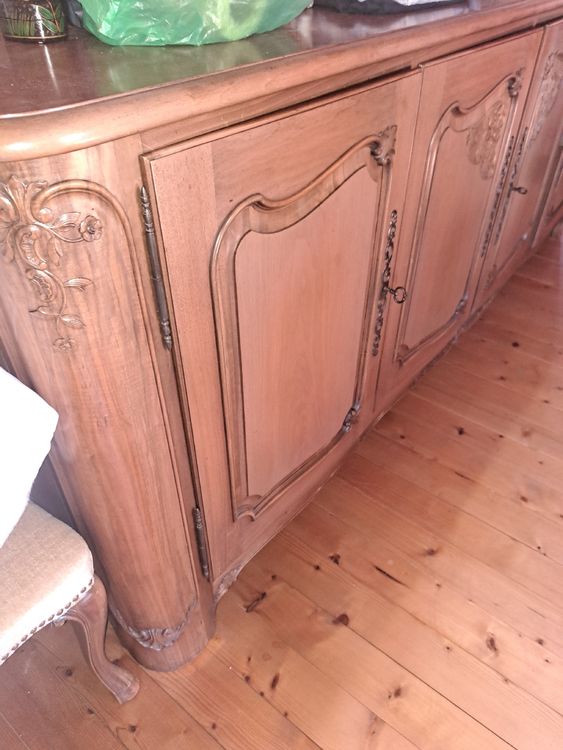 Commodes: Antiker Holz Buffetschrank, Vintage Sideboard lang – D'occasion à Kölliken par Upcycling-by-Mc-TAM 3