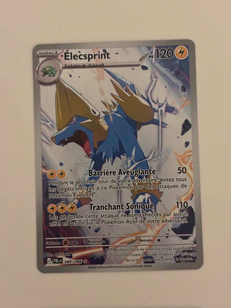Pokémon Sammelbilder & Trading cards: Carte Pokémon ELECSPRINT pbl 089 fr – Neu (gemäss Beschreibung) aus lausanne von helderj