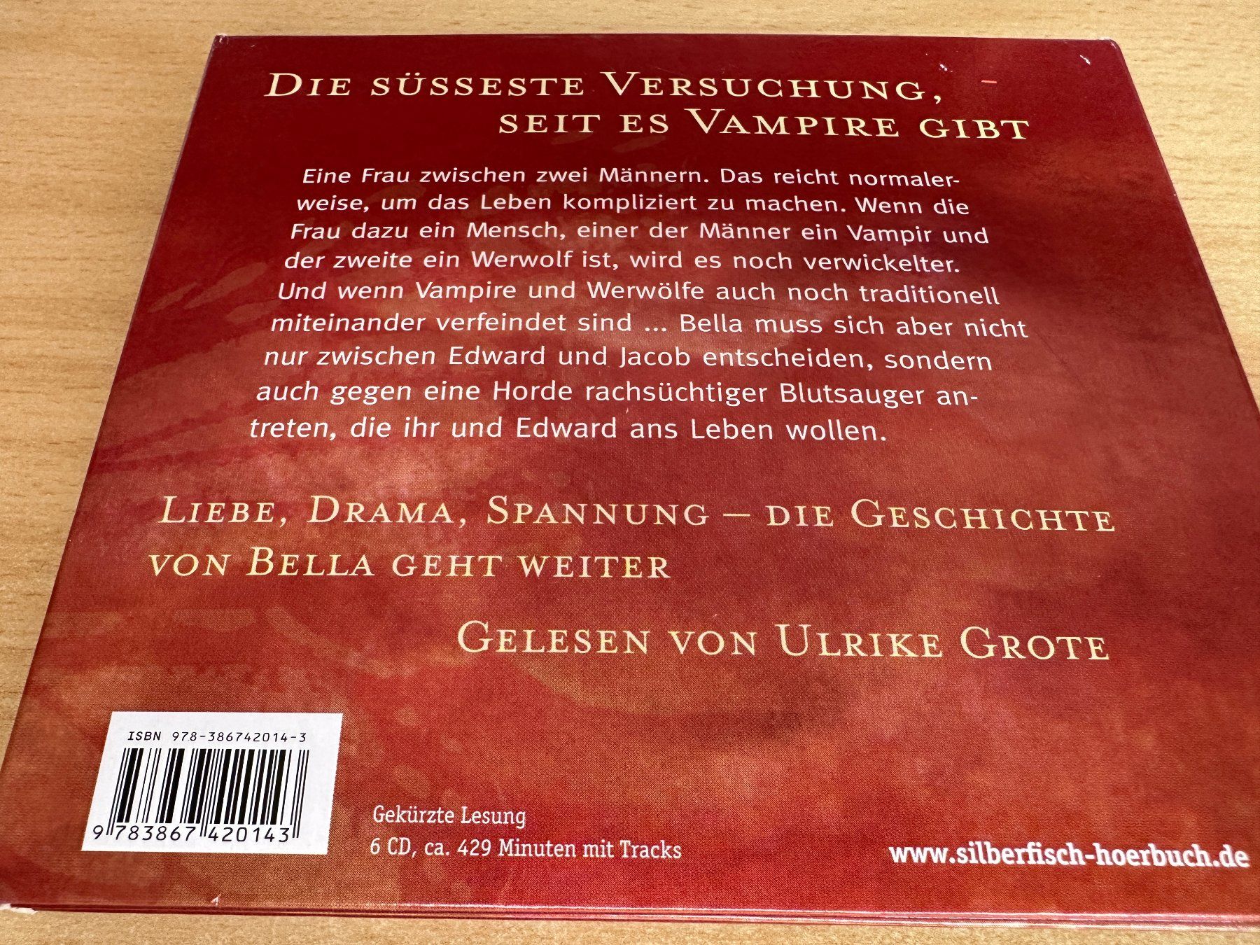 Hörbücher: Stephenie Meyer - Biss / Bis(s) Zum Abendrot – Gebraucht aus Rikon im Tösstal von Alpenmutz 1