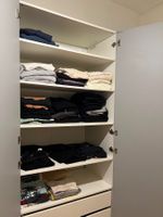 Kleiderschrank Weiss Lamit 2 Türen 1 Stange 5 Böden 2 Sch...