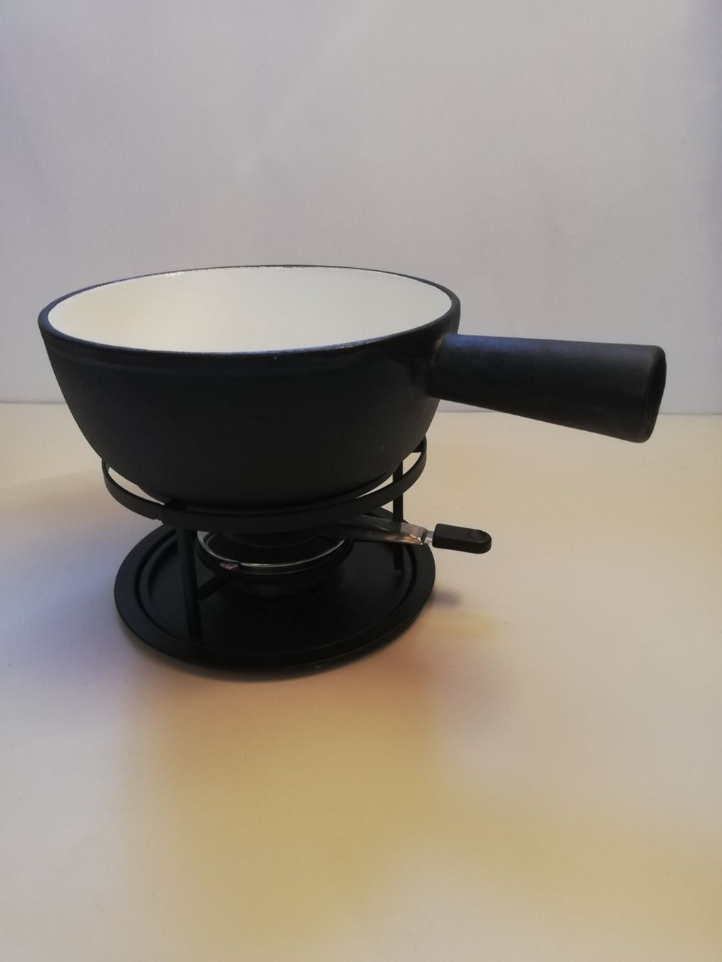Pentole: Fondue Caquelon mit Rechaud – Usato da Rothrist venduto da GIWALD