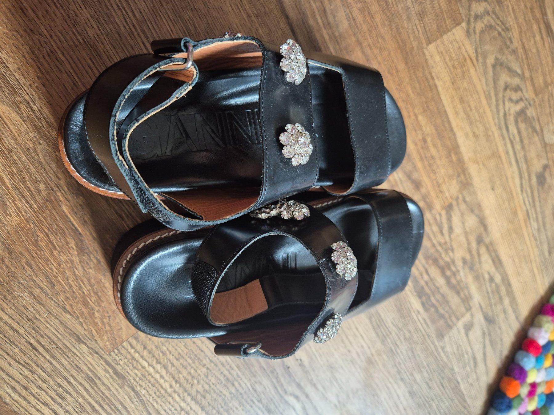 Ganni Scarpe da donna: Ganni leather platform sandals size 38 – Nuovo (secondo la descrizione) da Zürich venduto da monadiederich 3