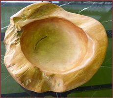 Rustikale Holzschale, Unikat, ca. 40cm Durchmesser