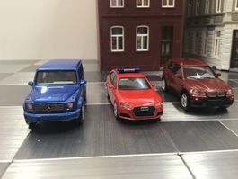 HERPA  1:87 H0 MERCEDES-BENZ,AUDI A4,BMW X5