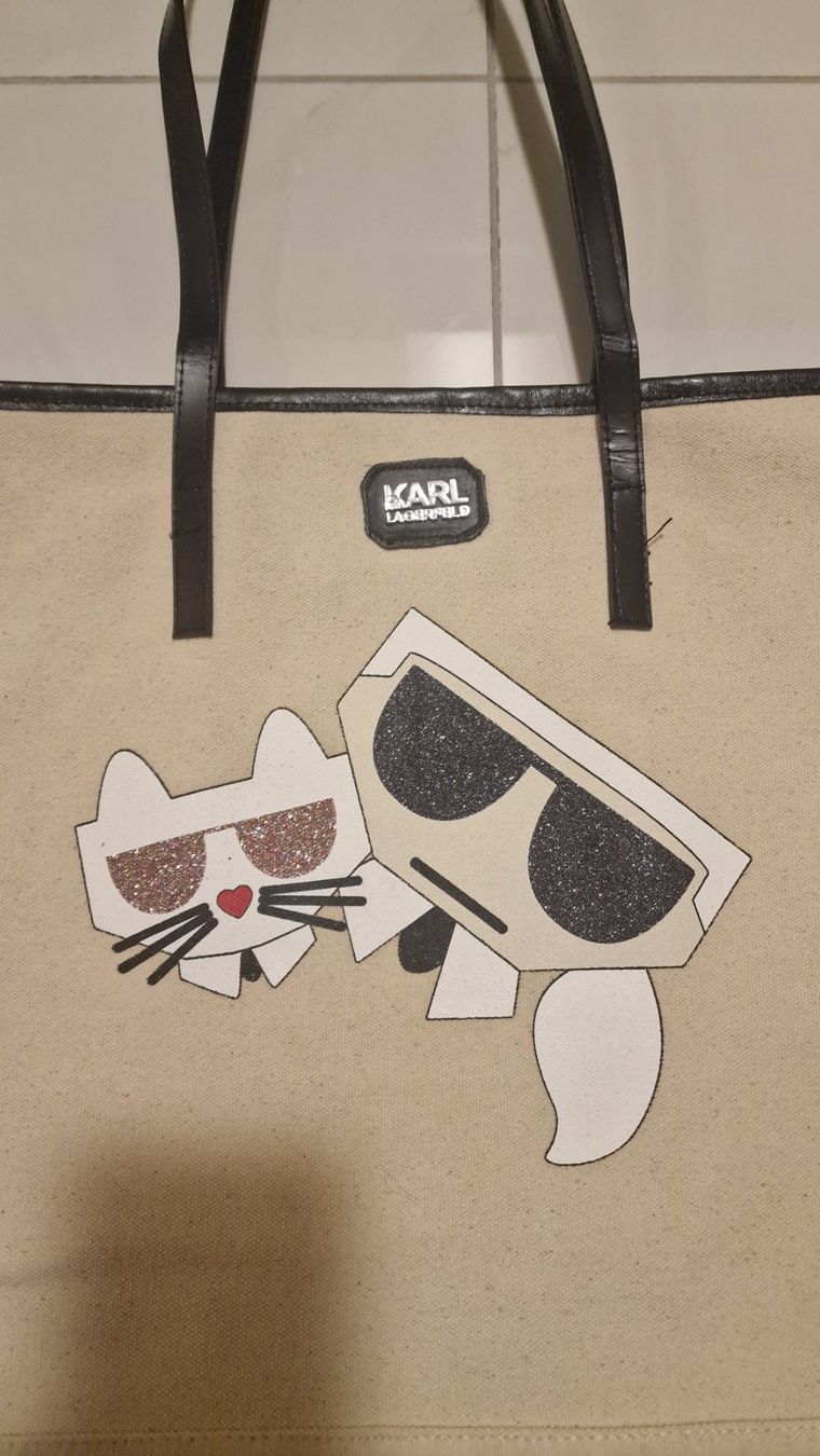 Karl Lagerfeld Taschen für Damen: Cabas Karl Lagerfeld – Gebraucht aus Montreux von Daisyy01 1