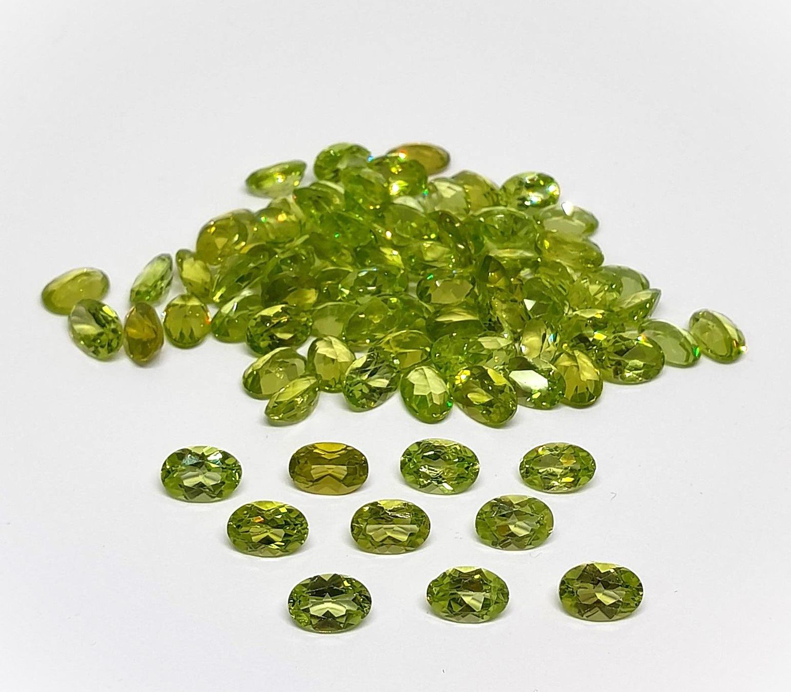 Pietre preziose: 10x Péridots 6x4 mm - Valeur 190.- Fr – Nuovo (secondo la descrizione) da Grimisuat venduto da Valgem 6