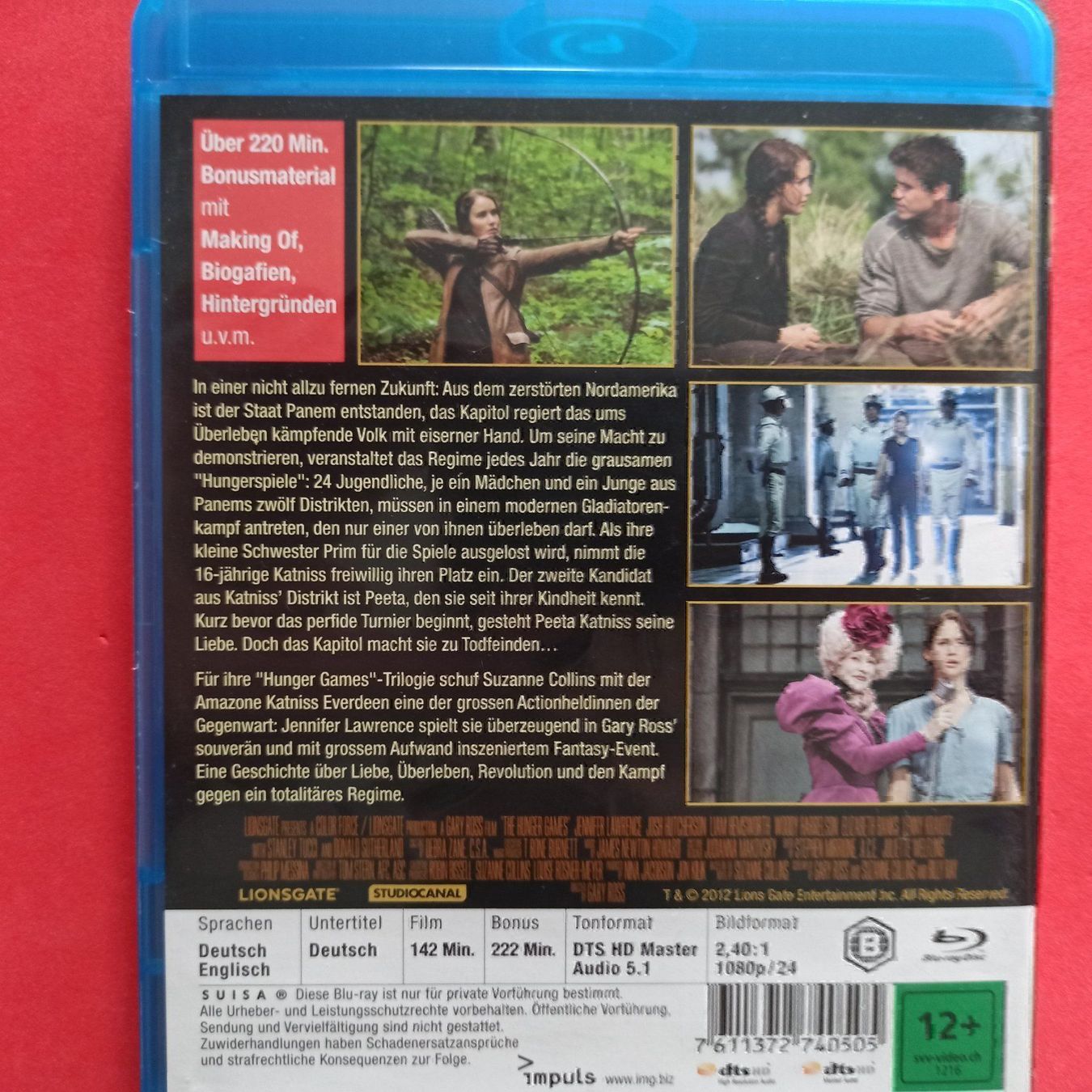 Tutti i DVDs: Die Tribute von Panem – Usato da Dübendorf venduto da kb86_MOVIE 1