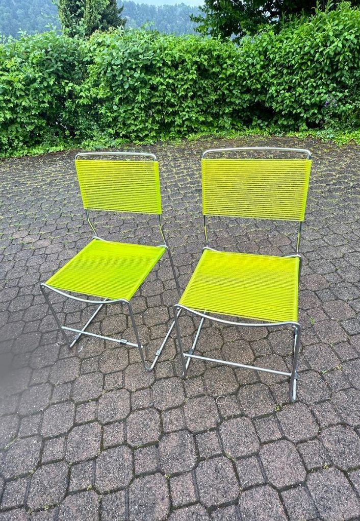 Sedie: 2x Sommer Design Stühle Gelb, – Usato da Aarburg venduto da Schatzaffe