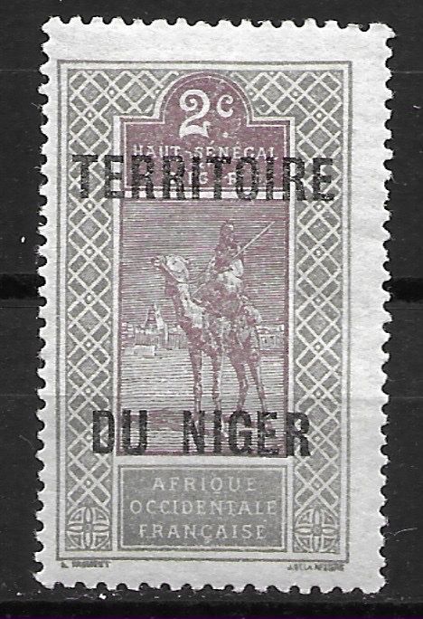 Tutti i francobolli: Niger 1921: Kamelreiter – Usato da Zürich venduto da Rainstamps