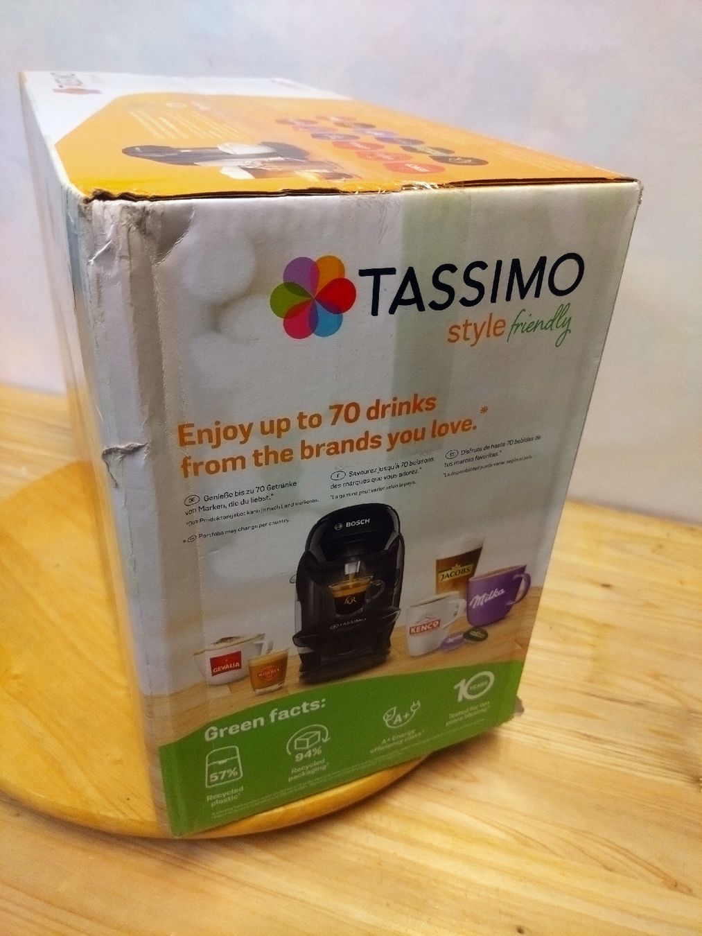 Bosch Macchine per caffè & Macchine per espresso: Machine à café Bosch Tassimo TAS112ECH noir neuf – Nuovo e nell'imballaggio originale da Farvagny-le-Grand venduto da LaCaverne 1