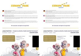 2x Europa-Park Tagesticket für Erwachsene