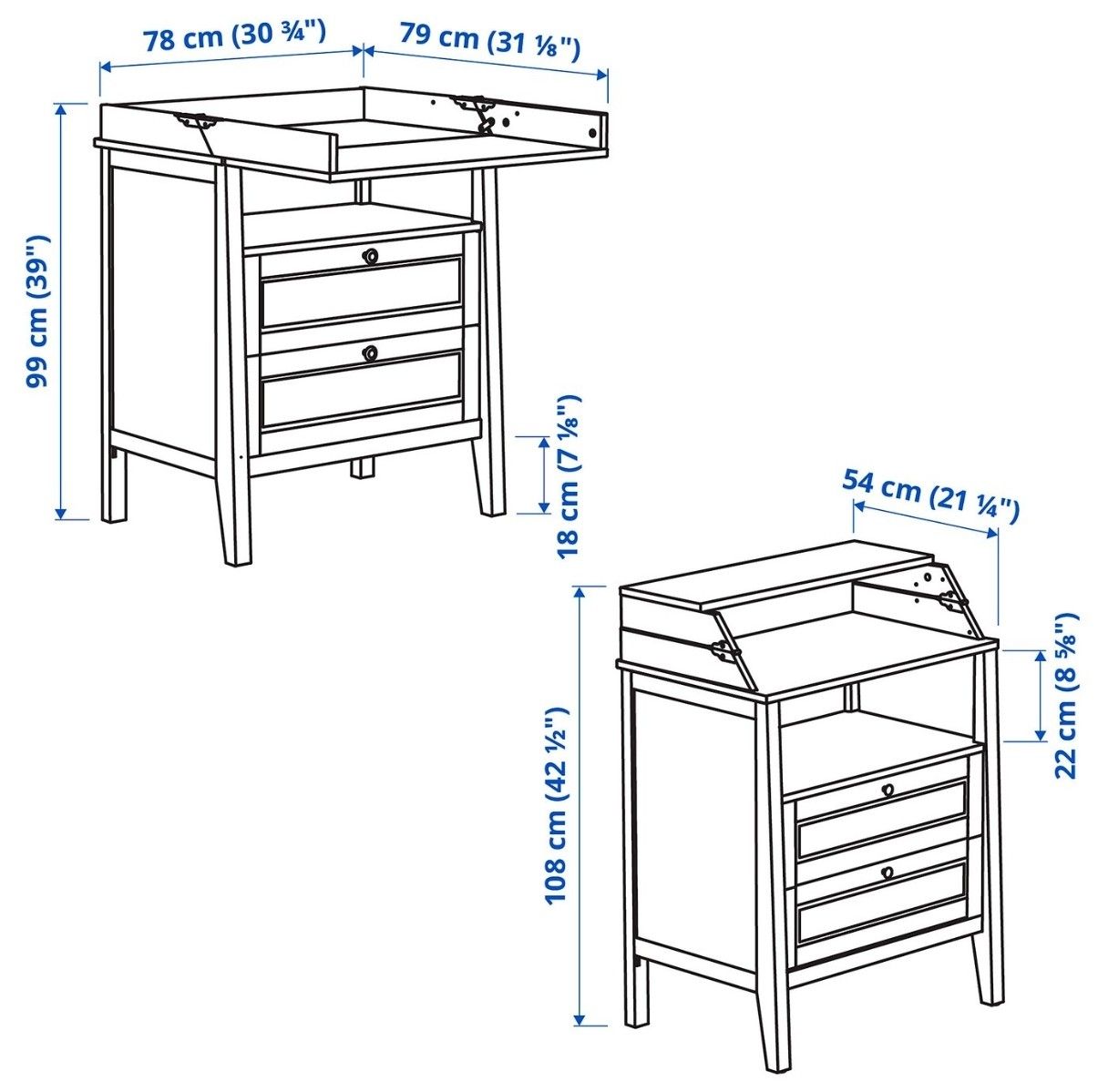 Ikea Fasciatoi & Accessori: IKEA Wickelkommode Sundvik – Usato da Laupersdorf venduto da ela_uatb 4