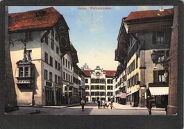 #Aarau Rathausgasse , gel. 1927