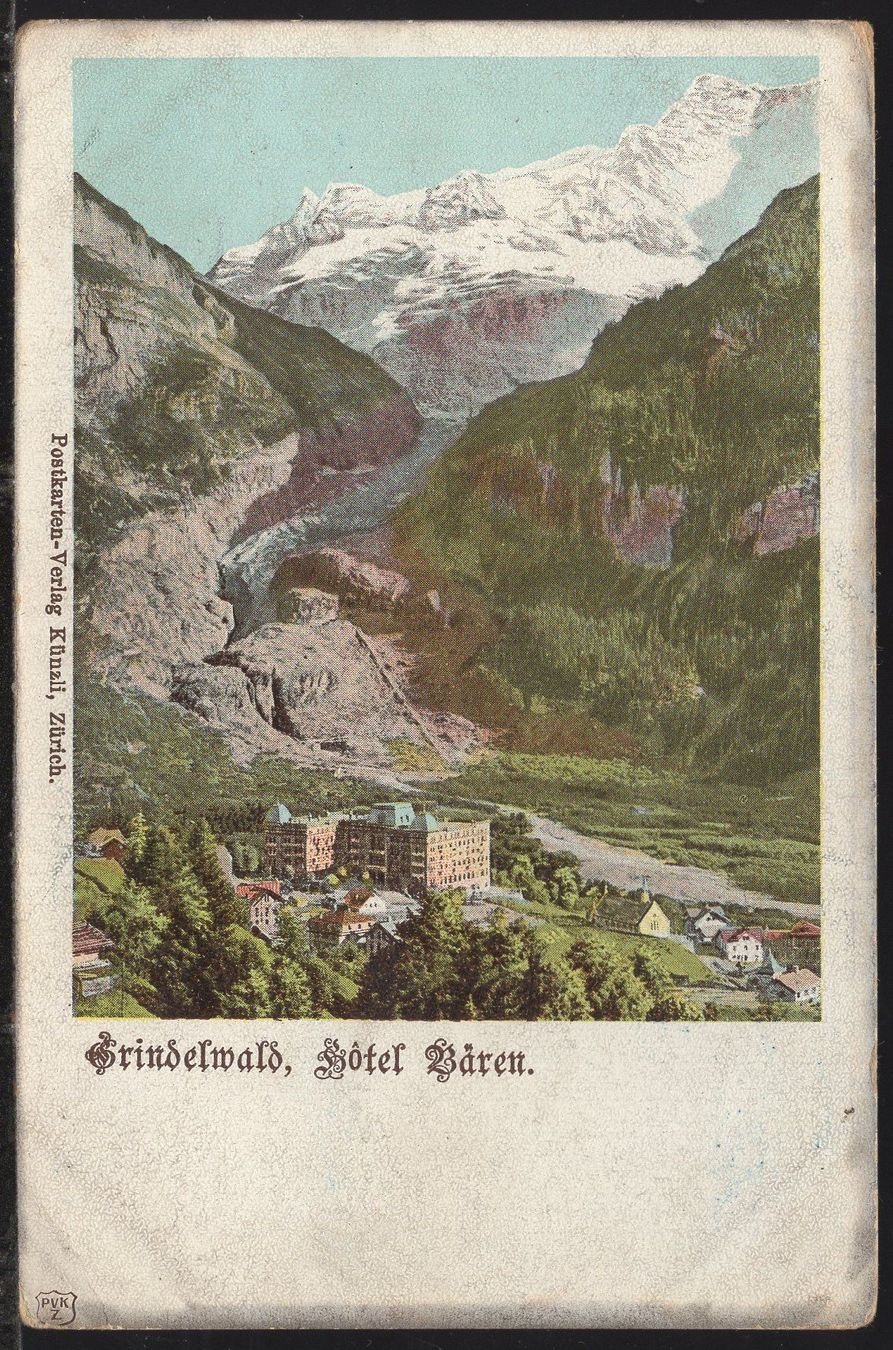 Cartoline postali: Grindelwald   Hotel  Bären – Usato da Aarau venduto da kufi44