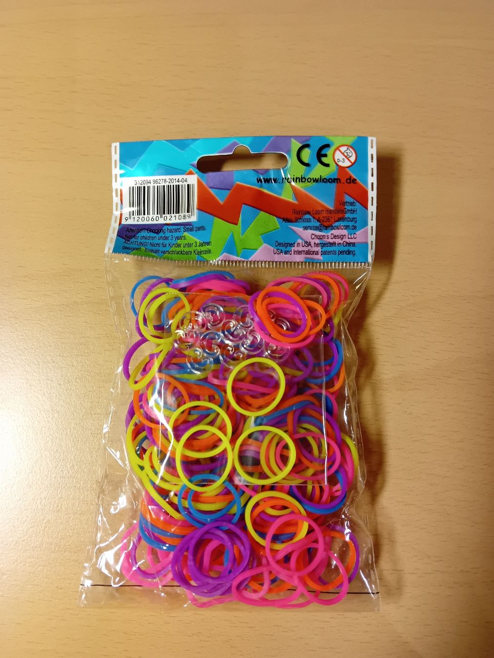 Kit bricolage: Rainbow Loom Silikonbänder, Neon Mix – Usato da Schindellegi venduto da nin_7njd 1